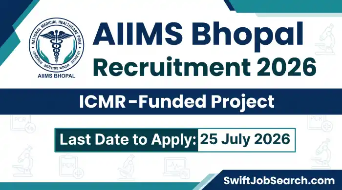 AIIMS Bhopal Recruitment 2026 for ICMR Project – Apply Now