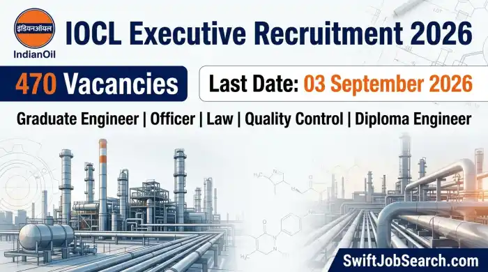 IOCL Executive Recruitment 2026 – Apply Online for 470 Posts