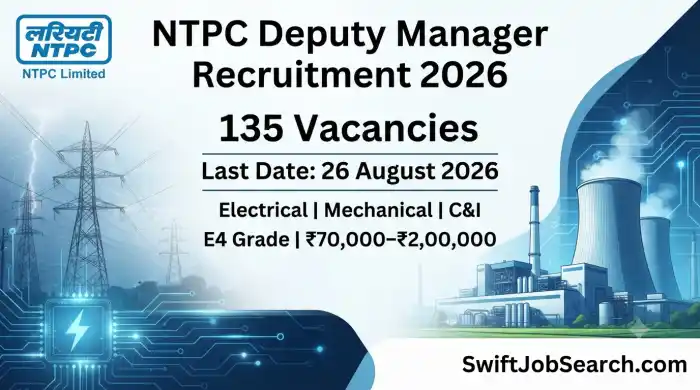 NTPC Deputy Manager Recruitment 2026 – Apply Online