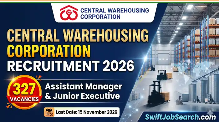 Central Warehousing Corporation Recruitment 2026 – Apply Online for 327 Posts